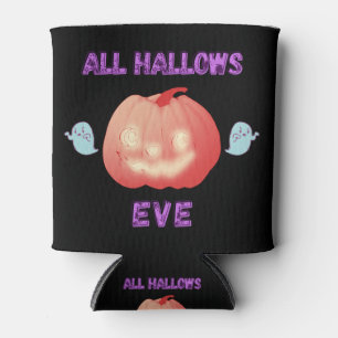 Enfriador De Latas Todos los Halloween Halloween Calabaza y fantasmas