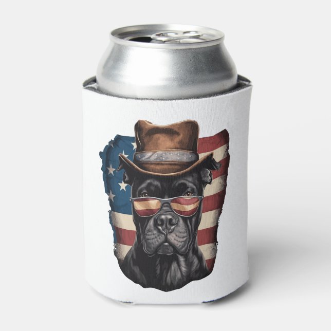 ENFRIADOR DE LATAS TODOS LOS PERROS AMERICANOS (Lata Anverso)