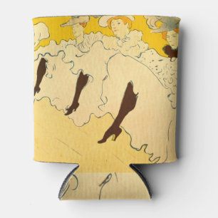 Enfriador De Latas Tolouse Lautrec Dancing Chicas Amarillo