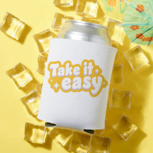 Enfriador De Latas Tómalo con calma Refrigerador de bebidas