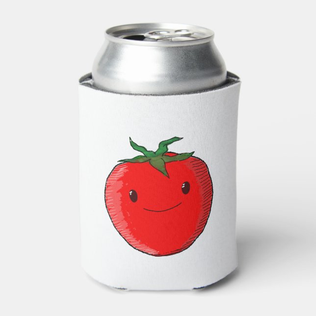 Enfriador De Latas Tomate Personalizado lindo (Lata Anverso)
