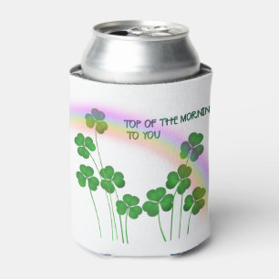 Enfriador De Latas Top of the Morning St Patrick's Day Shamrock