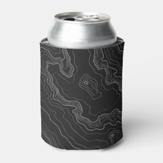 Enfriador De Latas Topografía negra