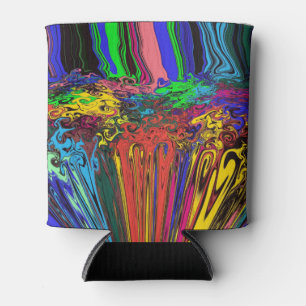 Enfriador De Latas Tornillos colorantes abstractos / machacados y pin