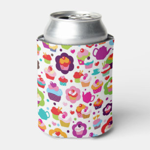 Enfriador De Latas Torta de la taza y pote lindos del té