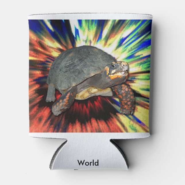 Enfriador De Latas Tortoise psicodélica (Anverso)