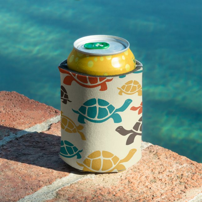 Enfriador De Latas Tortuga multicolor (Piscina in situ)