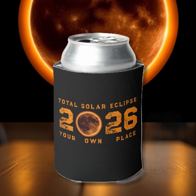 Enfriador De Latas Total Solar Eclipse August 12 2026 (Total Solar Eclipse August 12 2026 Can Cooler )