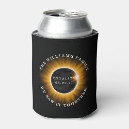 Enfriador De Latas Totalidad familiar Eclipse solar personalizado