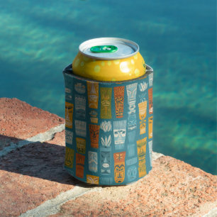 Enfriador De Latas Tótems Tiki Retro