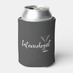 Enfriador De Latas Toxicólogo bebiendo cóctel de Martini copa