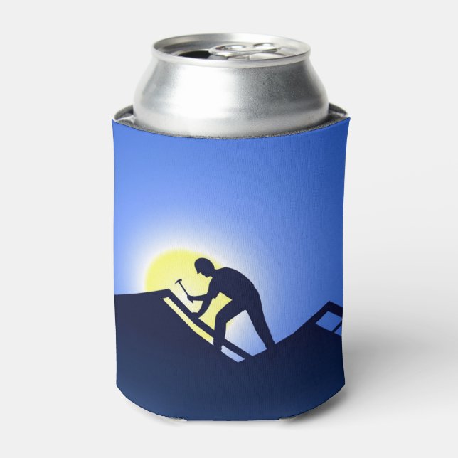 Enfriador De Latas Trabajador de techo (Lata Anverso)