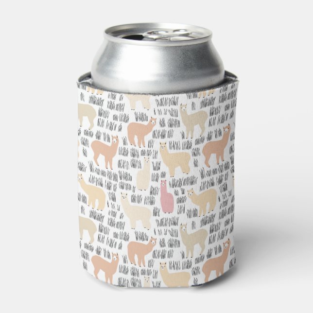 Enfriador De Latas Trama De Alpacas (Lata Anverso)