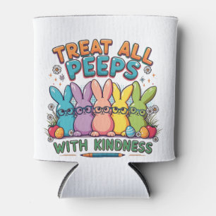 Enfriador De Latas Trate a todas las personas con amabilidad Conejo d