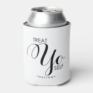 Enfriador De Latas Trate yo mismo   Refrigerador de bebidas de tipogr