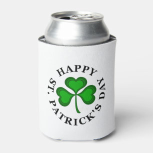 Enfriador De Latas Trébol verde FELIZ DÍA DE SAN PATRICIOS