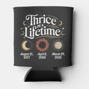 Enfriador De Latas Tres veces en la astronomía del eclipse solar 2025