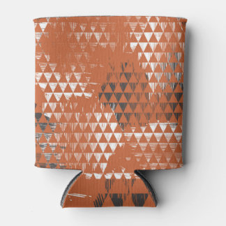 Enfriador De Latas Triangles Seamless: Fondo Naranja
