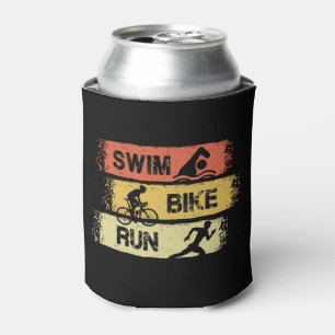 Enfriador De Latas Triatlón - Huida en bicicleta de natación