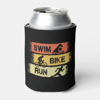 Enfriador De Latas Triatlón - Huida en bicicleta de natación