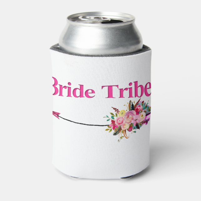 Enfriador De Latas Tribu Boho Bride (Reverso de la lata)