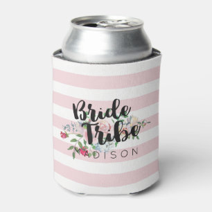Enfriador De Latas Tribu de novia Rosa de color de agua de rubefacció