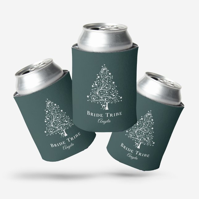 Enfriador De Latas Tribu de novias Elegante Personalizado de árbol bl (Subido por el creador)