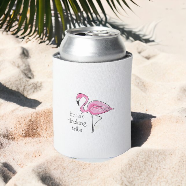 Enfriador De Latas Tribuna de bandada de novias Flamingo rosadas | Ba (Subido por el creador)