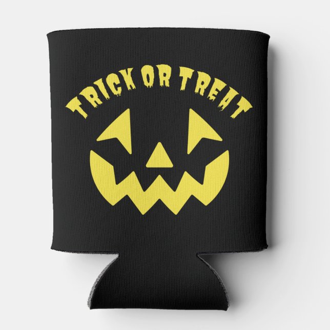 Enfriador De Latas Trick O Trek Jack O'Lantern Halloween (Reverso)