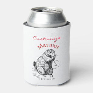 Enfriador De Latas Trineo de animales de la marmota