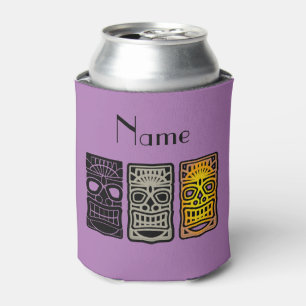 Enfriador De Latas Triple escultura tiki Thunder_Cove