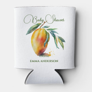 Enfriador De Latas Tropical Mango | Baby Shower