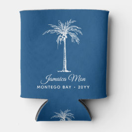 Enfriador De Latas Tropical Palm Tree Personalized