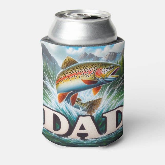 Enfriador De Latas Trout Dad (Reverso de la lata)