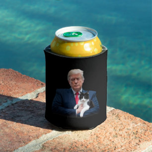 Enfriador De Latas Trump 2024 Cat MAGA Funny Trump Cat