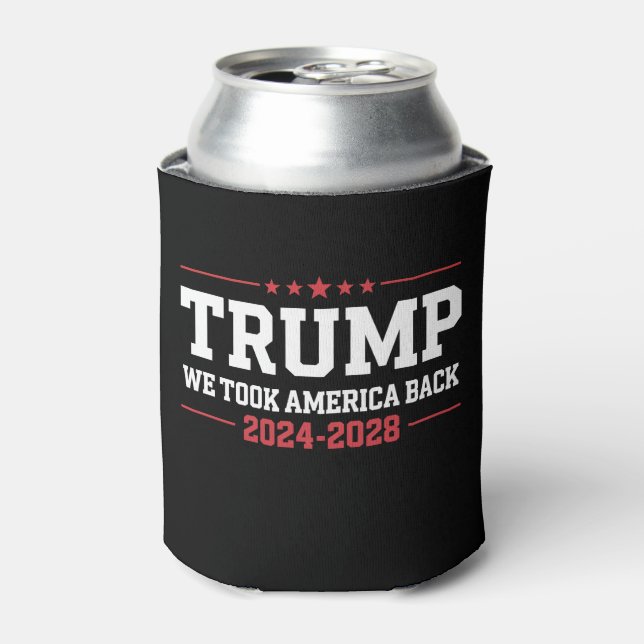 Enfriador De Latas Trump 2024 Recuperamos América 47 EE.UU. (Lata Anverso)