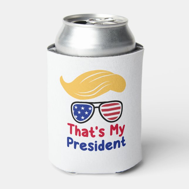 Enfriador De Latas Trump 47 - Ese es mi presidente (Lata Anverso)