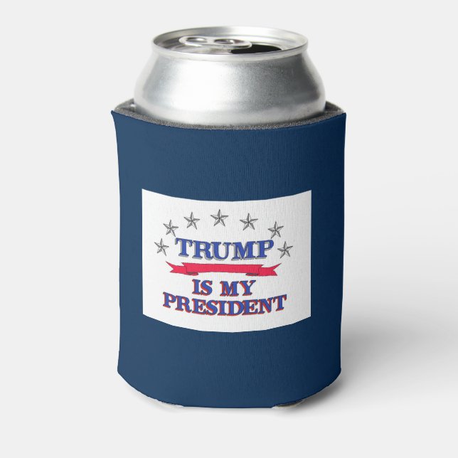 Enfriador De Latas Trump es mi presidente (Reverso de la lata)
