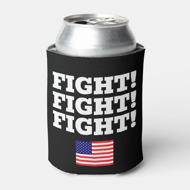 Enfriador De Latas Trump Fight Coozie (Lata Anverso)