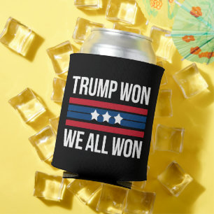 Enfriador De Latas Trump Ganó Todos Ganamos 2024 Bandera Estados Unid
