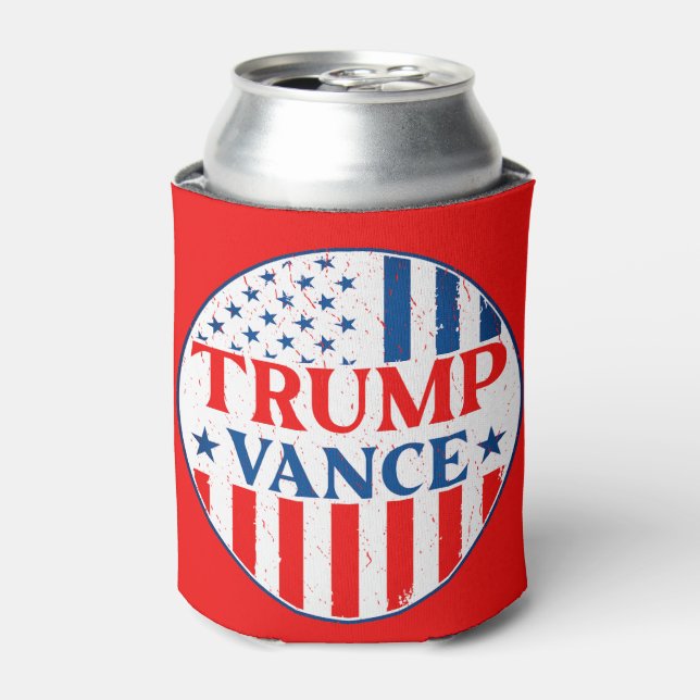 Enfriador De Latas Trump Vance (Lata Anverso)
