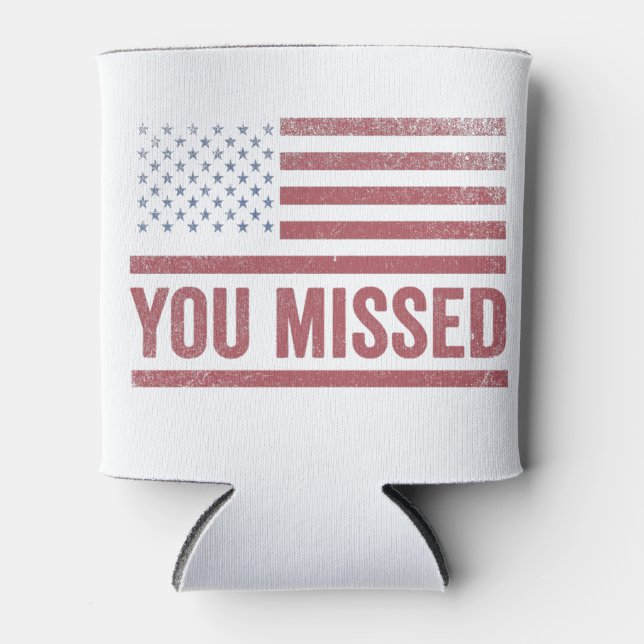 Enfriador De Latas Trump Vance Elections Navidades feos suéter (Anverso)