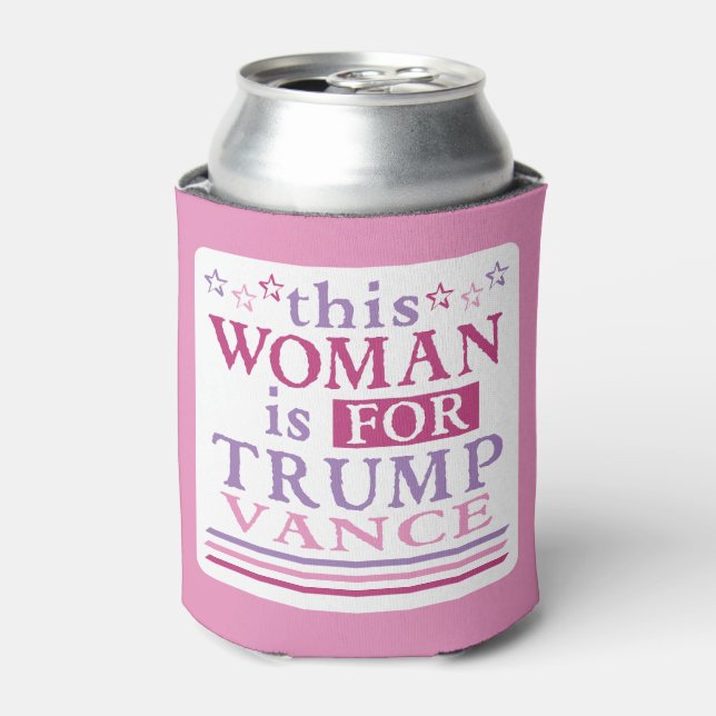Enfriador De Latas Trump Vance - esta mujer es para (Lata Anverso)
