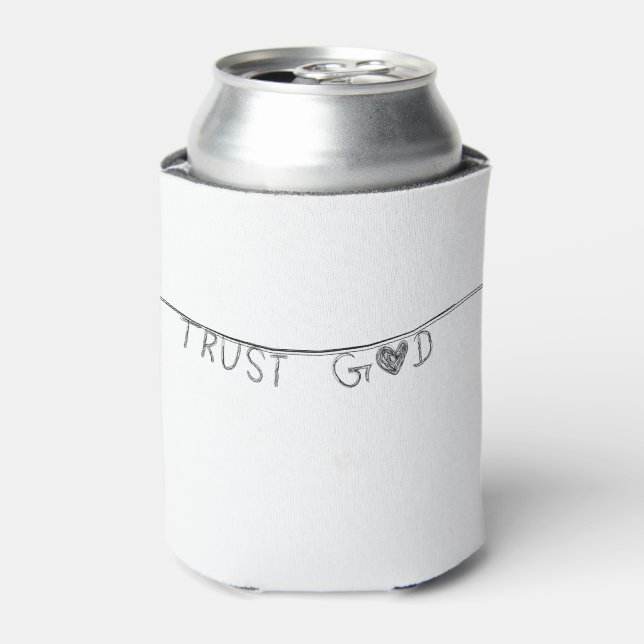 Enfriador De Latas Trust God (Lata Anverso)