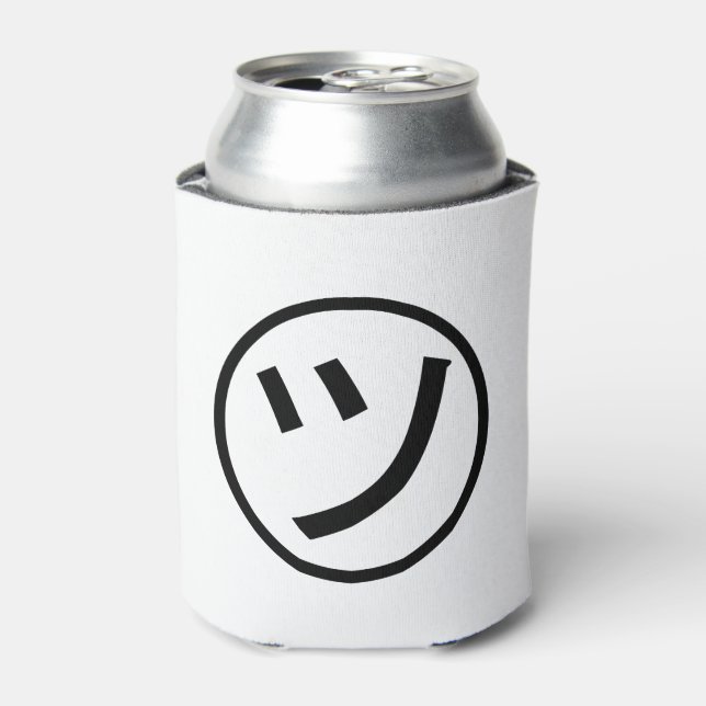 Enfriador De Latas ㋡ Tsu Kana Katakana Sonriente Emoji / Emoticon (Lata Anverso)