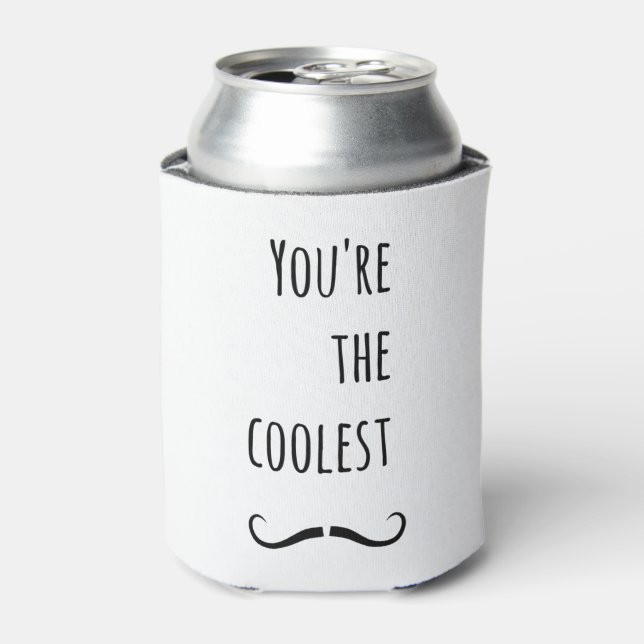 Enfriador De Latas Tu Mustache Más Cómodo (Lata Anverso)