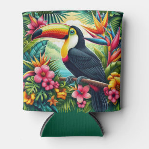 Enfriador De Latas Tucán de selva tropical/Jungla
