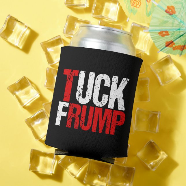 Enfriador De Latas Tuck Frump es gracioso contra Trump (Verano in situ)