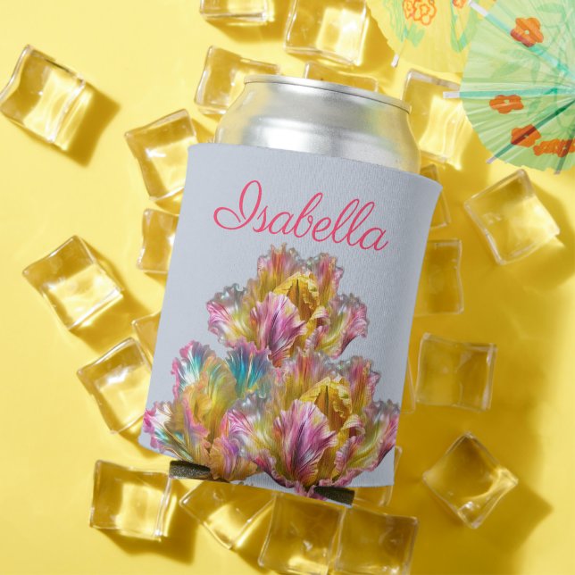 Enfriador De Latas Tulip Rufled Holográfico Irlandés (Verano in situ)