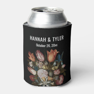 Enfriador De Latas Tulipanes pintados holandeses Iris + más flores co